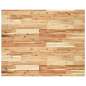 vidaXL Blat de birou finisat cu ulei, 100x80x4 cm, lemn masiv acacia imagine