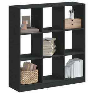 vidaXL Bibliotecă, negru, 102x32x108 cm, lemn prelucrat imagine