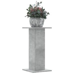 vidaXL Suport de plante, 2 buc., gri beton, 30x30x60 cm lemn prelucrat imagine