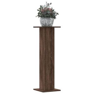 vidaXL Suporturi plante 2 buc. stejar maro 30x30x95 cm lemn prelucrat imagine