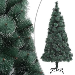 vidaXL Brad de Crăciun artificial cu suport, verde, 120 cm, PET imagine