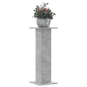 vidaXL Suport de plante, 2 buc., gri beton, 30x30x80 cm lemn prelucrat imagine