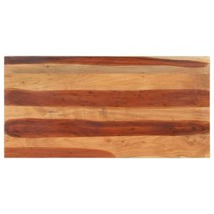 vidaXL Blat de masă, 120x60x(2, 5-2, 7) cm, lemn masiv acacia imagine