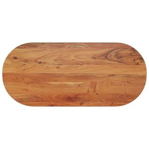 vidaXL Blat de masă oval, 110x50x2, 5 cm, lemn masiv de acacia imagine