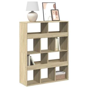 vidaXL Bibliotecă, stejar sonoma, 100x33x125, 5 cm, lemn prelucrat imagine