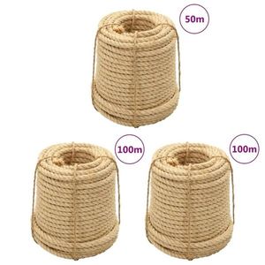 vidaXL Frânghie, 100 m, sisal 100%, 16 mm imagine