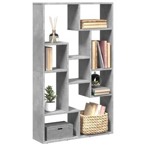 vidaXL Bibliotecă, gri beton, 72x20x120 cm, lemn prelucrat imagine