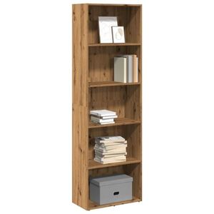 vidaXL Bibliotecă, stejar artizanal, 60x30x189 cm, lemn prelucrat imagine