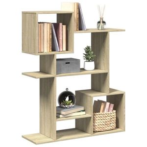 vidaXL Bibliotecă/separator cameră stejar sonoma 92x29x112 cm lemn imagine