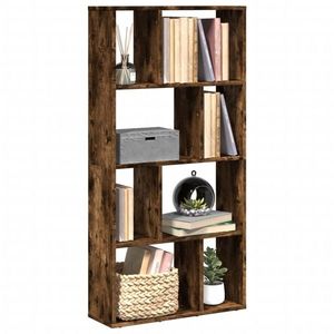 vidaXL Bibliotecă, stejar fumuriu, 60x20x120 cm, lemn prelucrat imagine