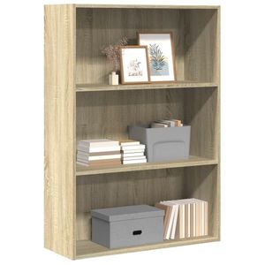 vidaXL Bibliotecă, stejar sonoma, 80x30x114 cm, lemn prelucrat imagine