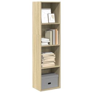 vidaXL Bibliotecă, stejar sonoma, 40x30x152 cm, lemn prelucrat imagine