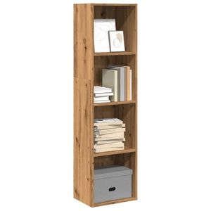 vidaXL Bibliotecă, stejar artizanal, 40x30x152 cm, lemn prelucrat imagine