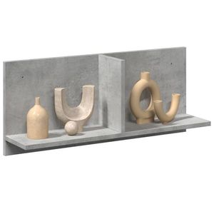 vidaXL Dulap de perete, gri beton, 70x16, 5x30 cm, lemn prelucrat imagine