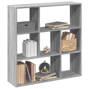 vidaXL Bibliotecă/separator cameră gri sonoma 102x29x103, 5 cm lemn imagine