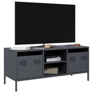 vidaXL Dulap TV, antracit, 101, 5x39x43, 5 cm, oțel laminat la rece imagine