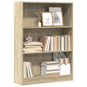 vidaXL Bibliotecă, stejar sonoma, 80x24x109 cm, lemn prelucrat imagine