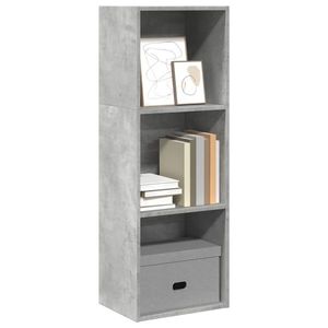 vidaXL Bibliotecă, gri beton, 40x30x114 cm, lemn prelucrat imagine