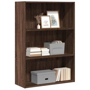 vidaXL Bibliotecă, stejar maro, 80x30x114 cm, lemn prelucrat imagine