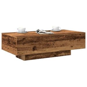 vidaXL Măsuță de cafea, lemn vechi, 100x49, 5x31 cm, lemn prelucrat imagine