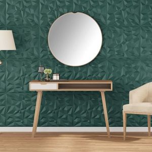 vidaXL Panouri de perete 24 buc. verde 50x50 cm XPS 6 m² ametist imagine