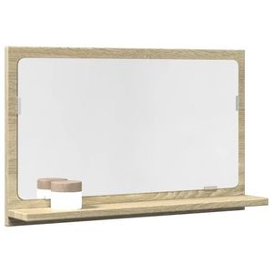 vidaXL Dulap baie cu oglindă stejar sonoma 60x11x37 cm lemn prelucrat imagine