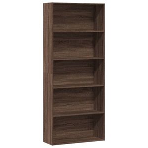 vidaXL Bibliotecă, stejar maro, 80x30x189 cm, lemn prelucrat imagine