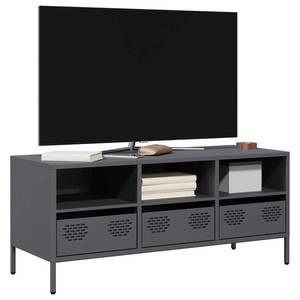 vidaXL Dulap TV, antracit, 101, 5x39x43, 5 cm, oțel laminat la rece imagine