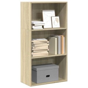 vidaXL Bibliotecă, stejar sonoma, 60x30x114 cm, lemn prelucrat imagine