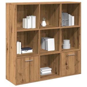 vidaXL Bibliotecă, stejar artizanal, 98x29x97, 5 cm, lemn prelucrat imagine