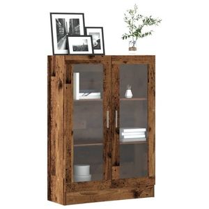 vidaXL Bibliotecă, lemn vechi, 82, 5x30, 5x115 cm, lemn prelucrat imagine