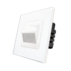 Lampa de Veghe LED cu Lumina Alb – Neutra LUXION cu Rama de Sticla imagine