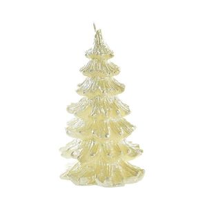 Lumanare Winter Tree aurie 11 cm imagine