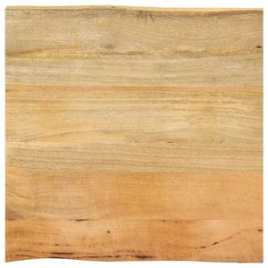 vidaXL Blat Masa 80x80x2, 5 cm Live Edge Lemn Masiv Mango imagine