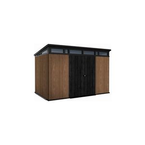 Magazie de grădină din plastic Keter Signature Venetian Brown Penthouse 11.7, 279 cm x 216cm, cod 259825 imagine