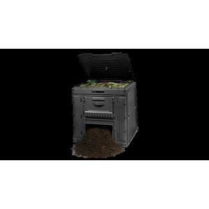 Compostator de grădină Keter 231415 E-Composter cu bază 470 l imagine