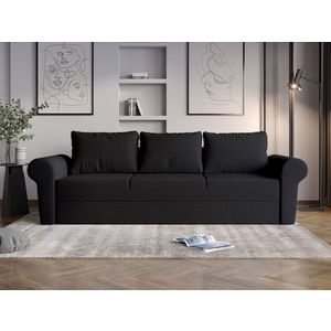 Canapea Extensibila Maroc Neagra imagine