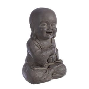 Decoratiune Happy Buddha, Bizzotto, 21x15x32 cm imagine