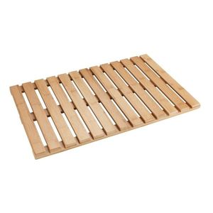 Covoras de baie, Wenko, Duckboard Indoor & Outdoor Bamboo, 40 x 60 cm, bambus, maro imagine