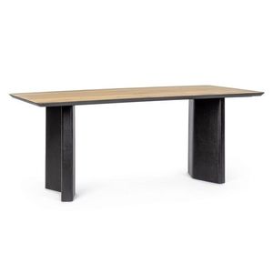 Masa dining Stanwood, Bizzotto, 190 x 90 x 77 cm, MDF/furnir din lemn de frasin imagine