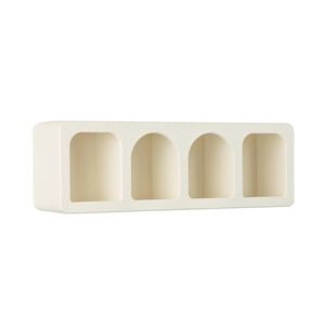 Raft de perete Creamy, Bizzotto, 60x15x20 cm, MDF, alb imagine