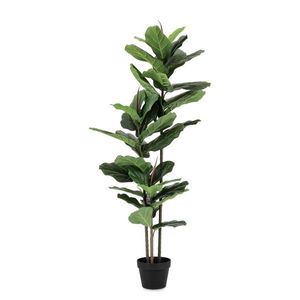 Planta artificiala in ghiveci Ficus, Bizzotto, 100 x 60 x 145 cm, 39 de frunze, verde imagine