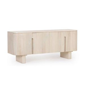 Comoda TV Serapis, Bizzotto, 140 x 40 x 58 cm, lemn de mango/MDF imagine