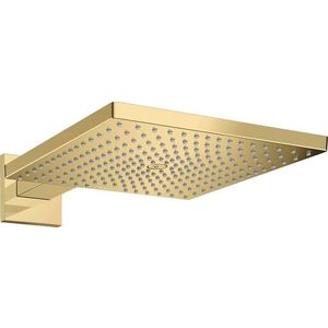 Palarie de dus Hansgrohe Raindance E 300 Air si brat de perete 390mm gold optic lustruit imagine