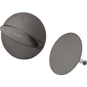 Set ornamente pentru sifon cu preaplin pentru cada Hansgrohe Flexaplus negru periat imagine