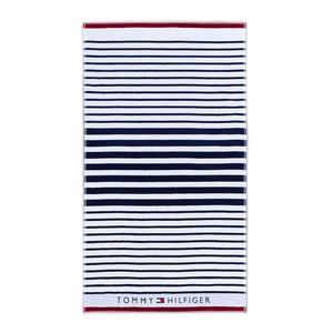 Prosop de plaja Tommy Hilfiger Navy Striped 100x180cm Albastru Navy imagine