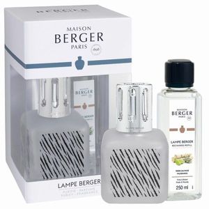 Set Maison Berger lampa catalitica Glacon Zebra cu parfum Terre Sauvage imagine