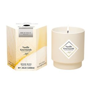 Lumanare parfumata My Jolie Candle Les Surprenantes Sweet Vanilla 180g + bratara argintie surpriza imagine