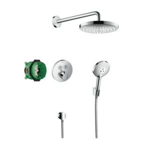 Sistem de dus incastrat termostatat Hansgrohe Design Raindance Select S Shower Select S cu 2 consumatori imagine