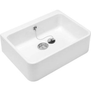 Lavoar tip bol Villeroy & Boch O.Novo CeramicPlus 59.5x50cm cu preaplin alb Alpin imagine